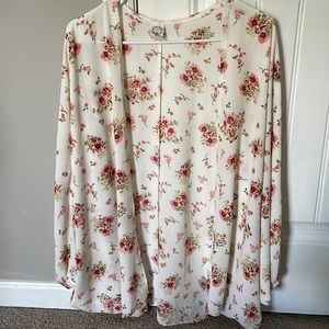 Floral cardigan